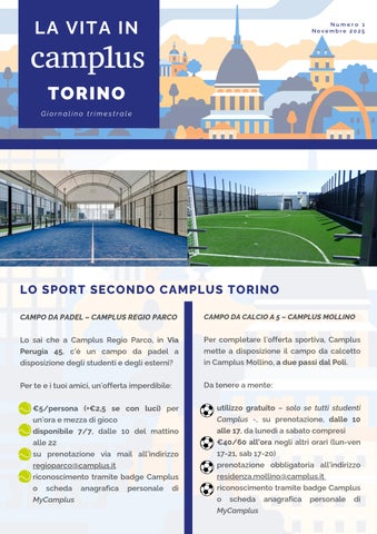 La vita in Camplus Torino