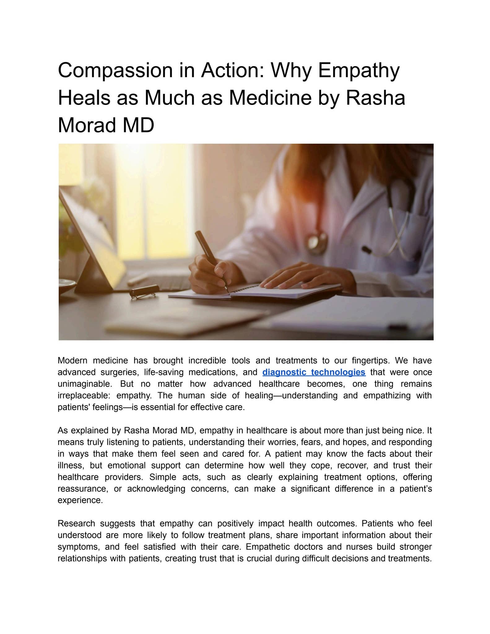 Compassion Model Rachmad Compassion in Action_ Why Empathy Heals as Much as Medicine by Rasha ...