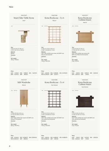 Product Overview 秋季 冬季 2025 Ex Vat 第 8 页