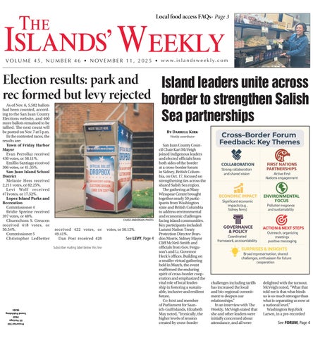 Islands' Weekly, November 11, 2025