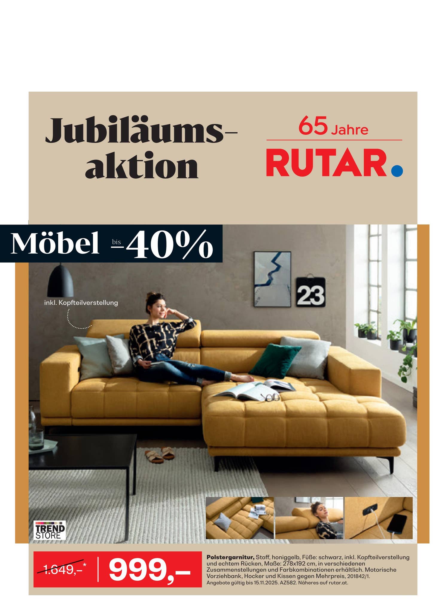 Möbel bis -40% by Rutar