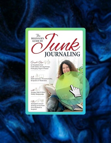 EBOOK The Beginner’s Guide to Junk Journaling: Simple Steps to Transform Your Craft Clutter, Sewing 