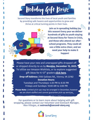 Second Story_Holiday-Gift-Drive-Flyers