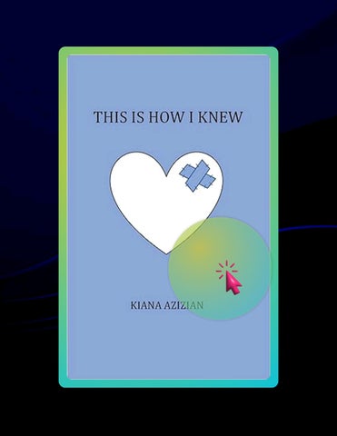 Digital Book this is how i knew by Kiana Azizian
