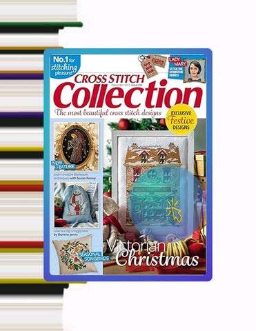 Ebook Cross Stitch Collection, Creative Patterns for a Victorian Christmas, Festive Designs, Seasona