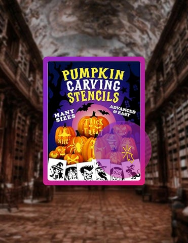 Fast Access Pumpkin Carving Stencils: Halloween Pumpkin, Ghost, Skeleton, Jack O Lantern Stencil For