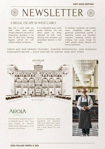 giza palace newsletter