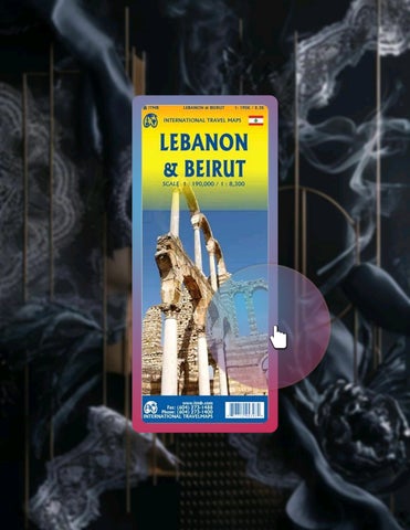 Ebook Lebanon and Beirut Travel Reference Map 4th Ed 1:190,000/1:8,300 by ITMB Publishing LTD
