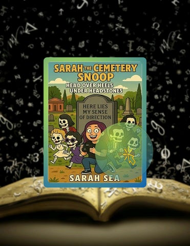 Instant Digital Sarah the Cemetery Snoop- Head Over Heels Under Headstones by Sarah Sea