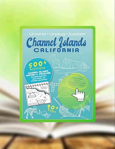 Instant Digital Channel Islands California Activity Book (Unwind + Unplug + Explore Activity Book Se