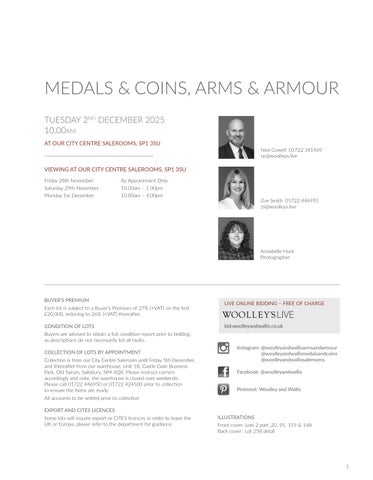 Medals × Coins, Arms × Armour 第 3 页