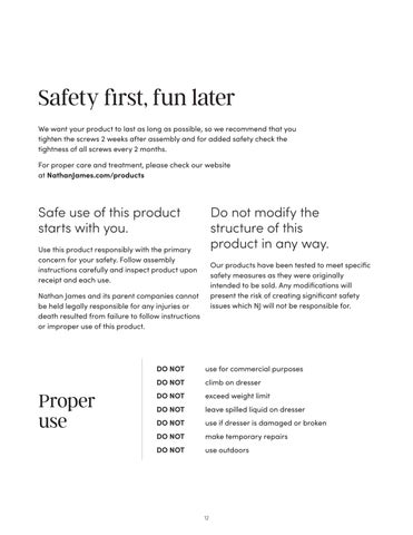 Harper 斗柜 Instruction Sheet 71320 第 12 页