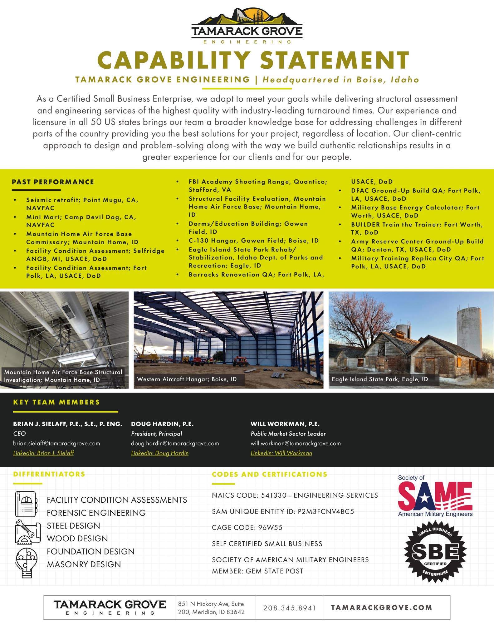 Capability Statement 2025 by Tamarack Grove Engineering - Issuu