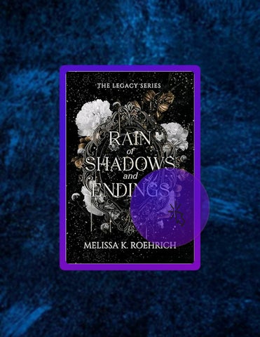 Digital Book Rain of Shadows and Endings by Melissa Roehrich