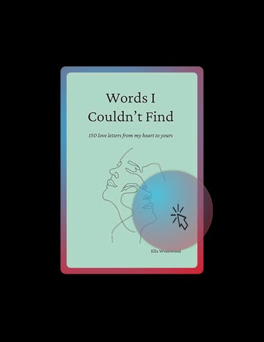 E-book Words I Couldn't Find: 150 Love Letters From My Heart To Yours by Ella Wrenwood