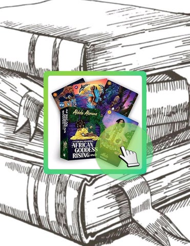 Read & Learn African Goddess Rising Oracle: A 44-Card Deck and Guidebook by Abiola Abrams