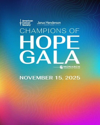 2025 ACS Champions of Hope Gala