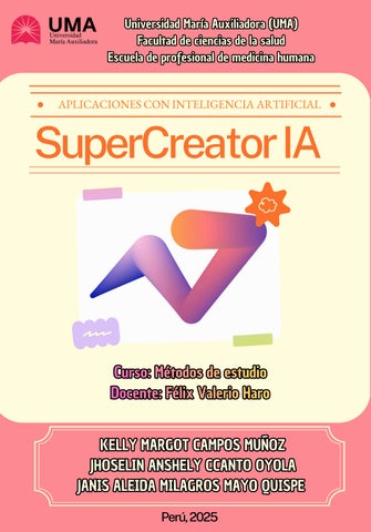 Aplicaciones con Inteligencia artificial: SuperCreator IA