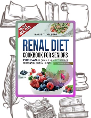 Immediate PDF Renal Diet cookbook for Seniors: 2700 Days of Quick & Healthy Recipes to Manage Kidney