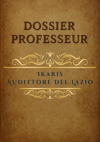 Ikaris Auditore del Lazio