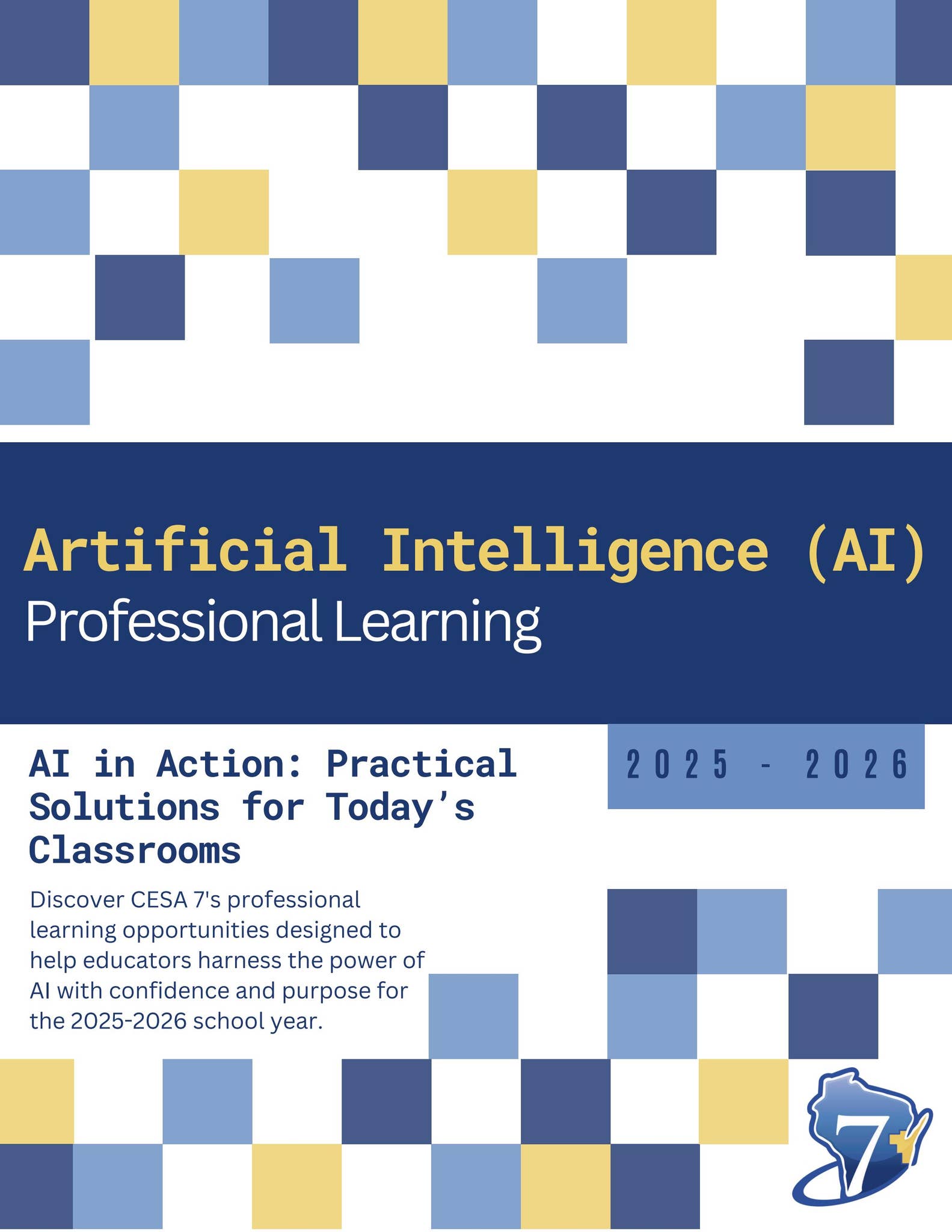 AI Professional Learning Opportunities 2025-2026 from CESA 7 by CESA7 ...