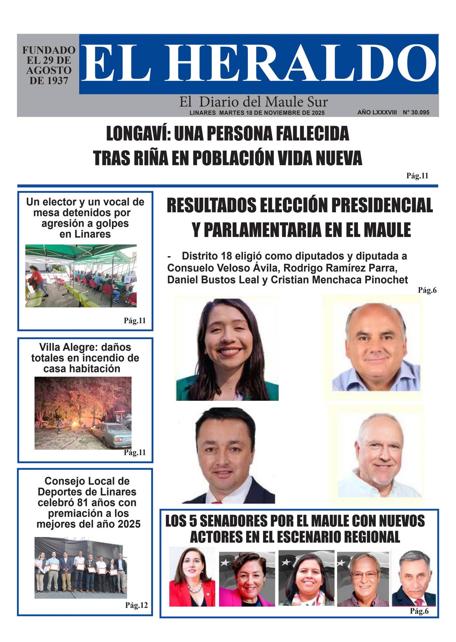 Martes 18 de noviembre 2025