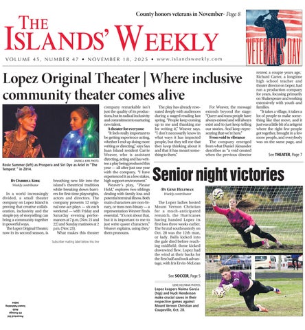 Islands' Weekly, November 18, 2025