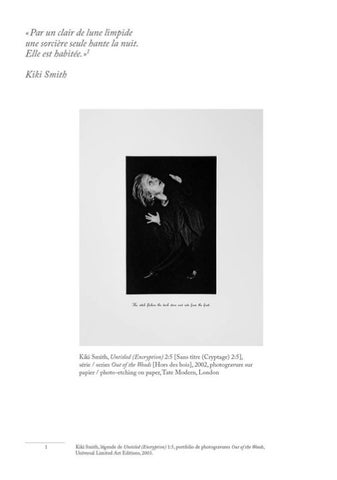 ACC Art Books 灯饰目录 · Kiki Smith 第 14 页