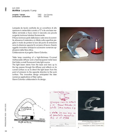 ACC Art Books 灯饰目录 · Joe Colombo 第 4 页