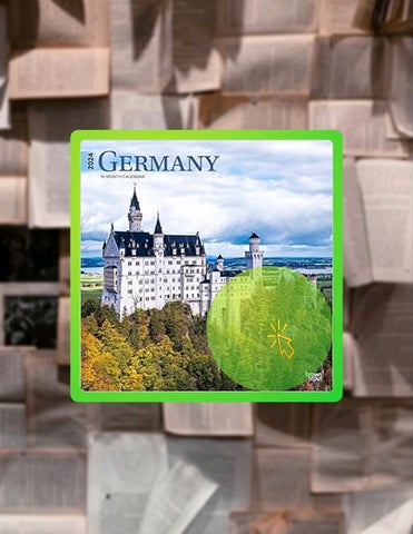 Full Ebook Germany | 2024 12 x 24 Inch Monthly Square Wall Calendar | BrownTrout | Travel Europe Ber