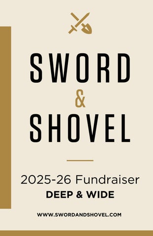 Sword & Shovel 2025-2026 Fundraiser Brochure