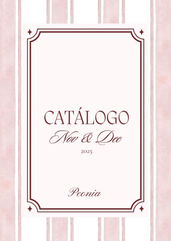 Catalogo Nov & Dec