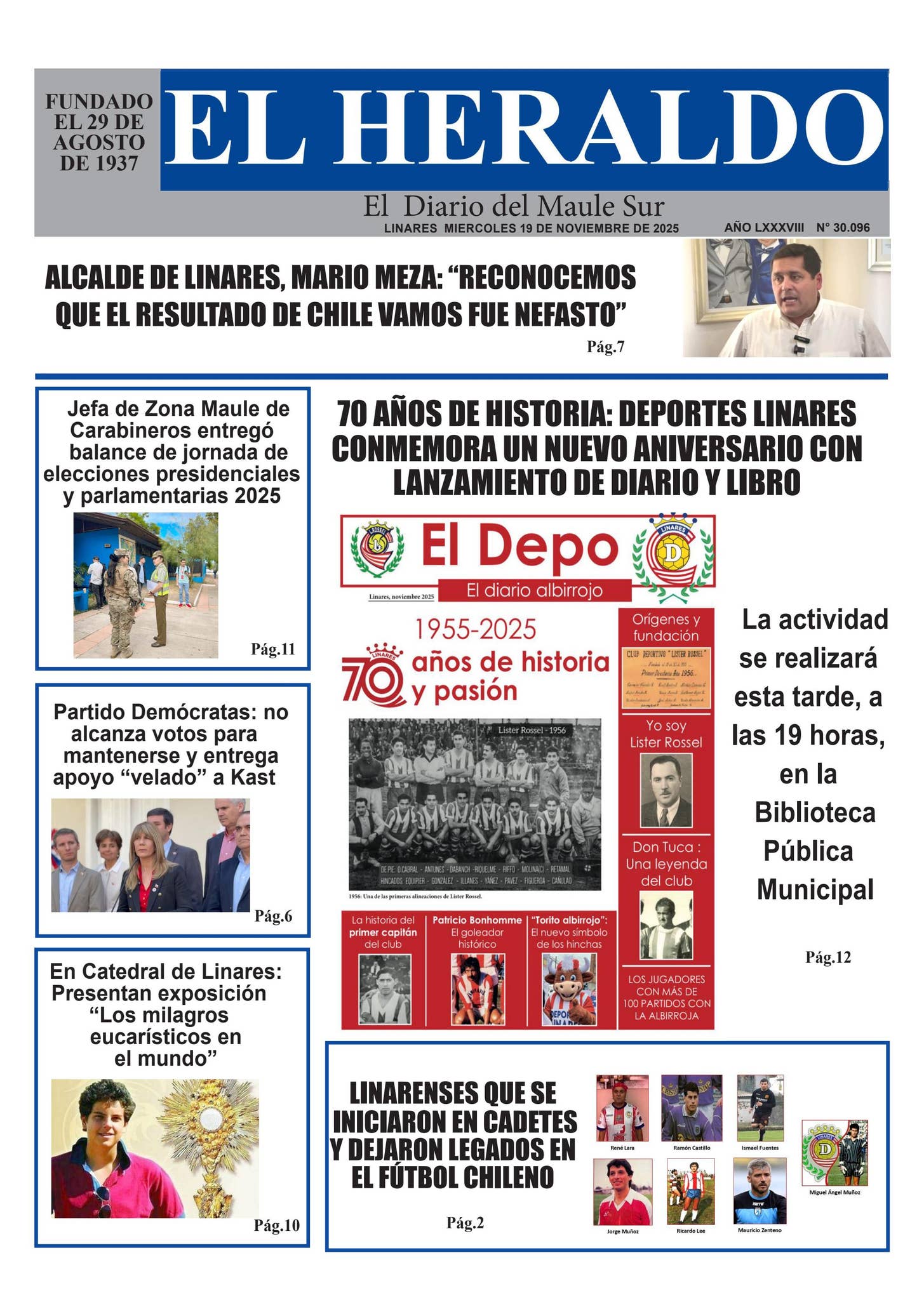 Miercoles 19 de noviembre 2025