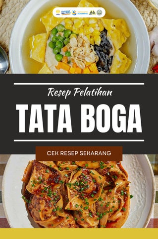BUKU RESEP PELATIHAN TATA BOGA