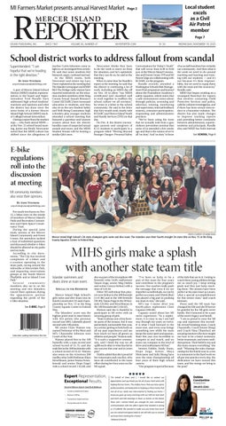 Mercer Island Reporter, November 19, 2025