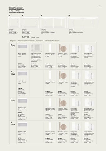 CATALOGO PERGOLE 2025 BIZZOTTO HOBBY&LEGNO 第 13 页