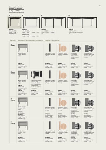 CATALOGO PERGOLE 2025 BIZZOTTO HOBBY&LEGNO 第 17 页