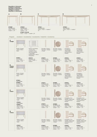 CATALOGO PERGOLE 2025 BIZZOTTO HOBBY&LEGNO 第 9 页