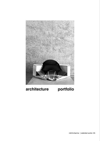 nikhil architecture portfolio