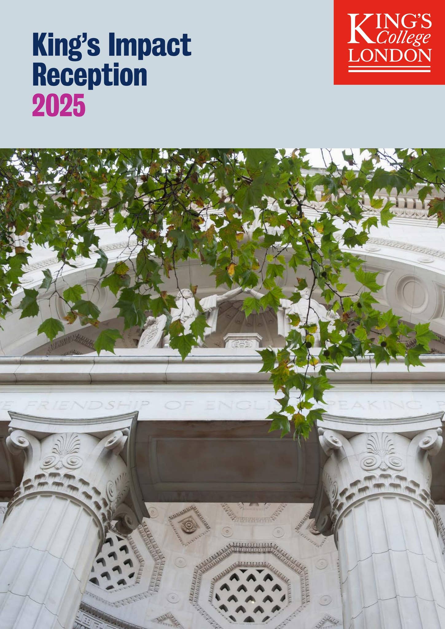 King's Impact Reception by kcl- - Issuu