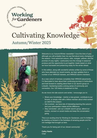 Autumn Winter 2025 Newsletter