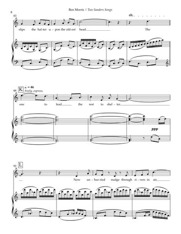 Two Sanders Songs 第 11 页