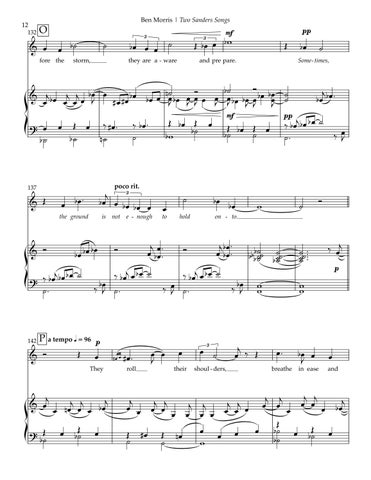 Two Sanders Songs 第 15 页