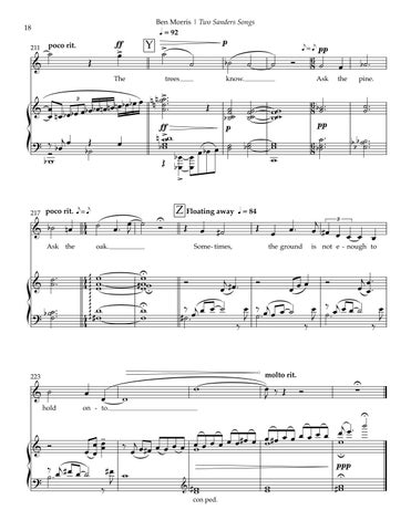 Two Sanders Songs 第 21 页