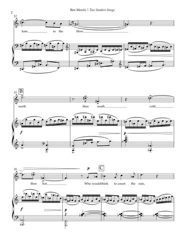Two Sanders Songs 第 5 页