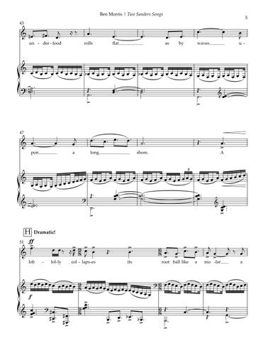 Two Sanders Songs 第 8 页