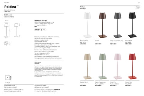 Davide Colona 灯饰目录 · Zafferano Ailati 灯具 hauptkatalog akku leuchten und wohnraumleuchte 2025-11 WEB 第 11 页