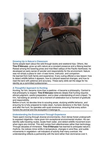 Growing Up in Nature’s Classroom