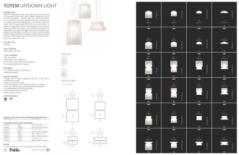 Pablo Designs - Totem 灯饰产品集 - 目录 第 6 页