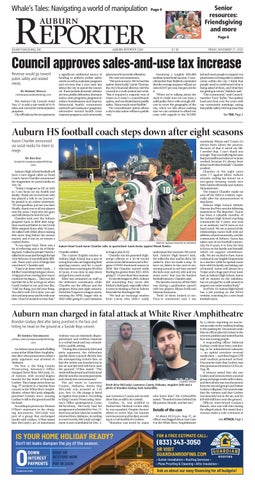 Auburn Reporter, November 21, 2025